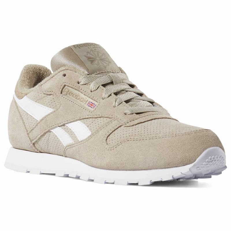 Reebok Classic Leather Tenisky Chlapcenske - Béžové OK2602SK